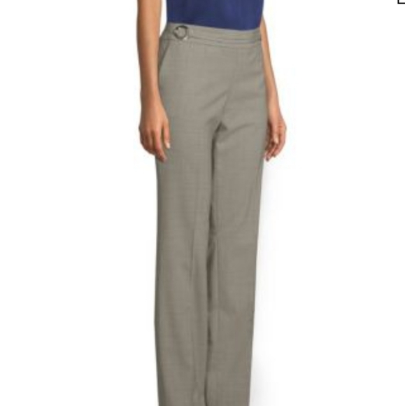 BOSS Tavilla Ring Belt Houndstooth Wool Pant 6 - Picture 4 of 8